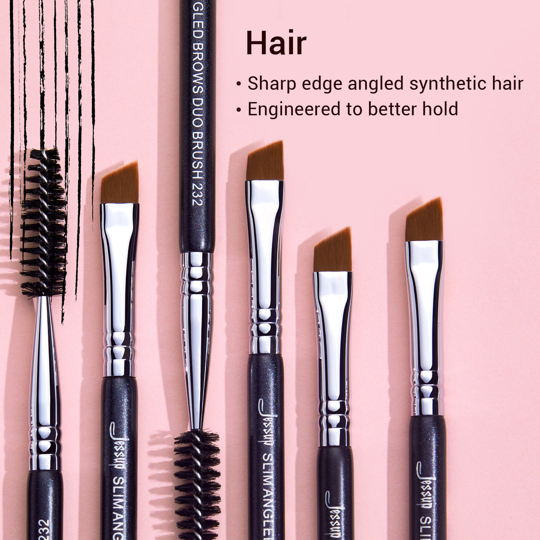 double ended eye brow makeup brush - Jessup