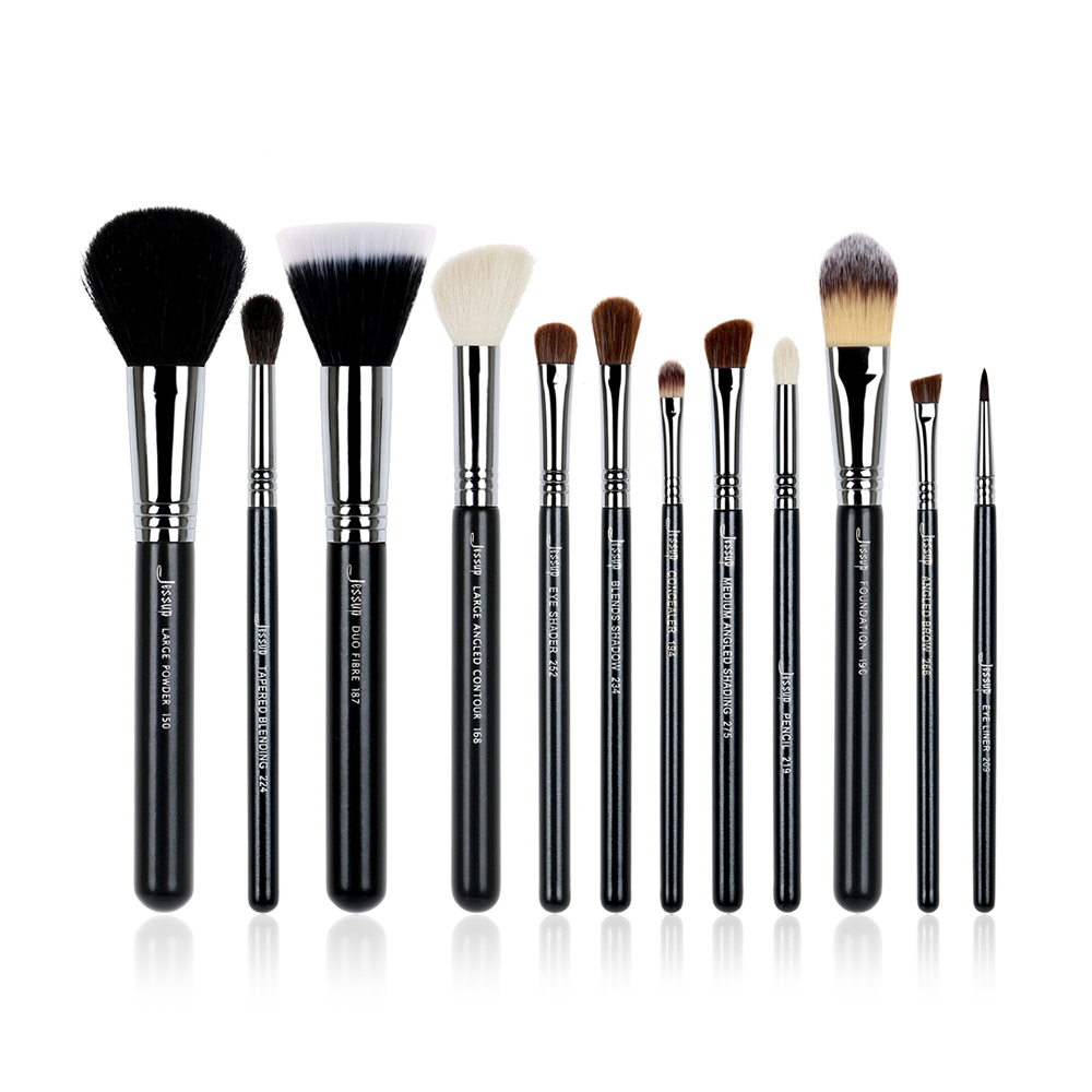 INSIST PRO USE BRUSH SET ブラック Top Professional Makeup Brush Sets 12PCS Black | Jessup