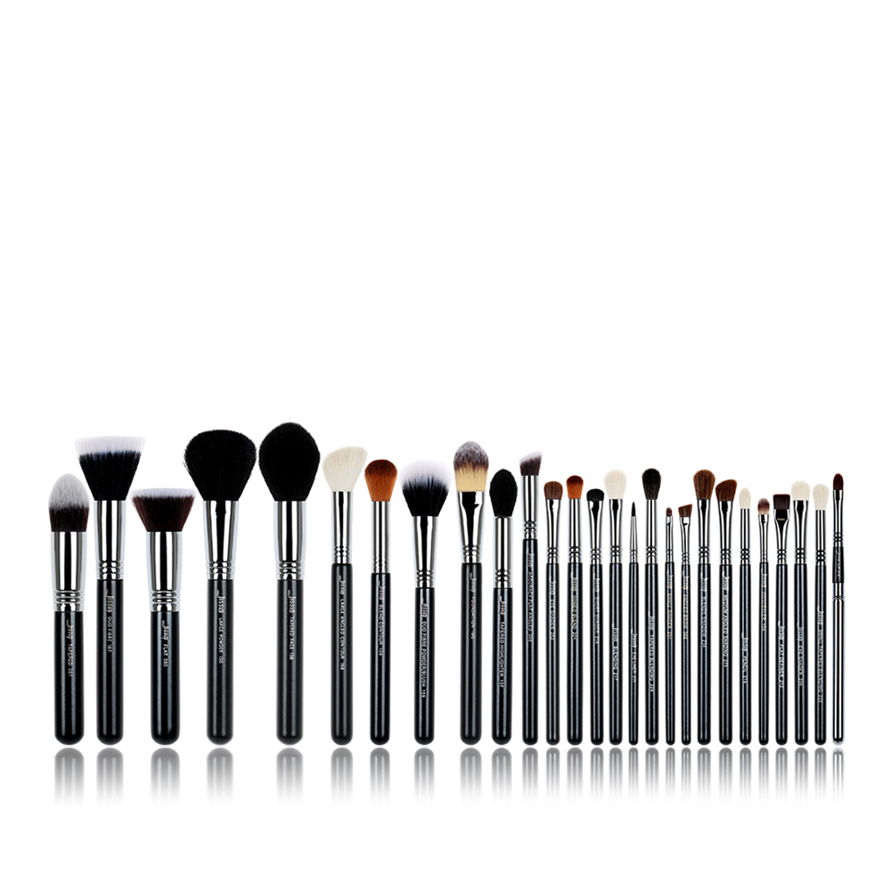 Complete Makeup Brush Kit 27 Pcs Black