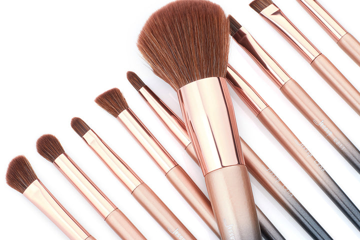 luxury makeup eye brushes set soft 18 Pcs - Jessup Beauty