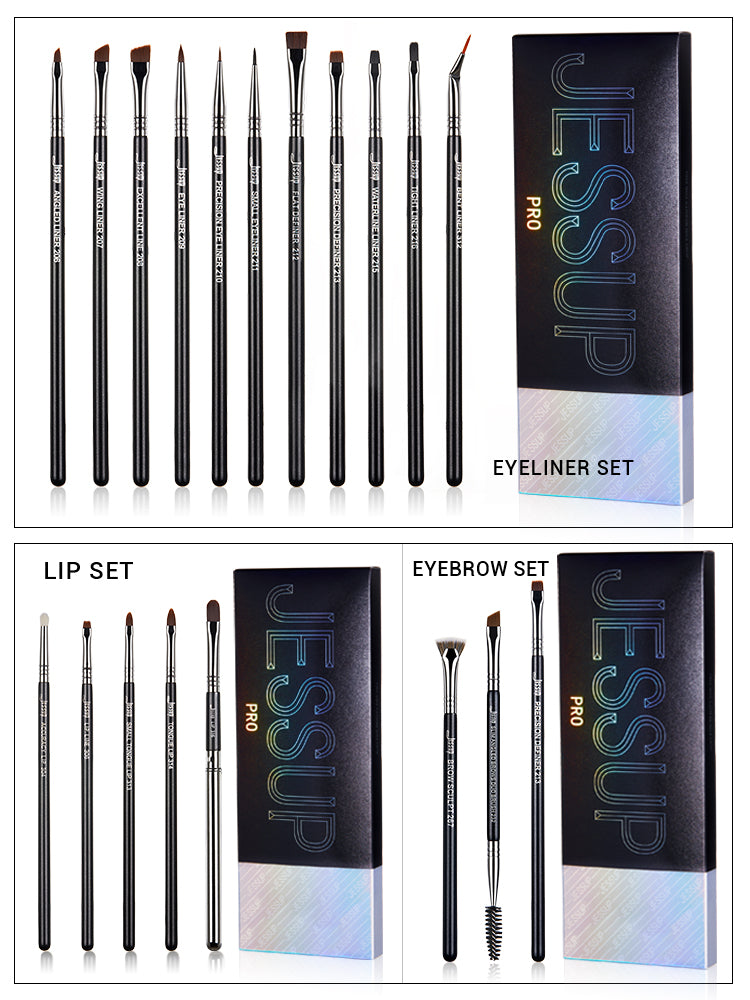 Professional Eyebrow Makeup Brush Set 3PCS T326