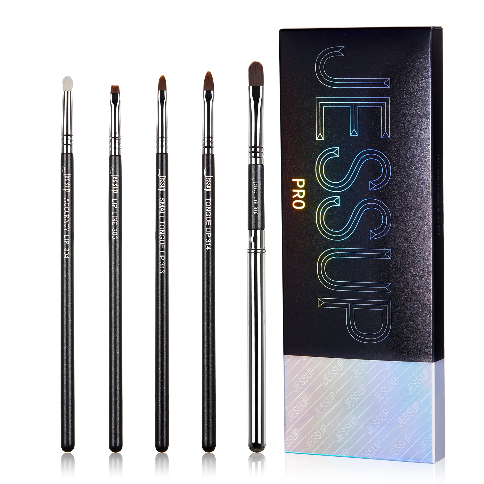 Professional Lip Makeup Brush Kit Slim Firm for Makeup Artist