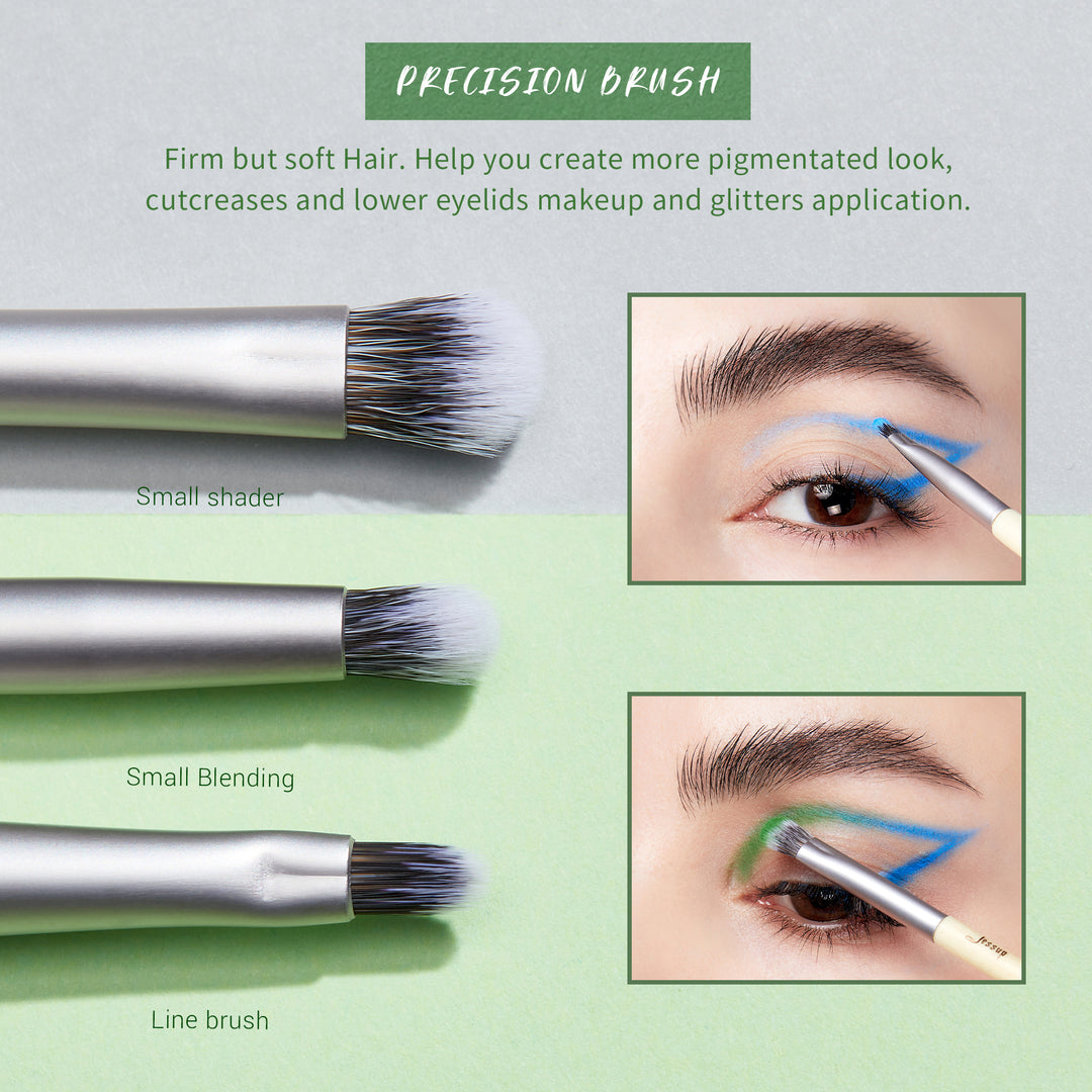 cruelty free detail define eye brushes - Jessup
