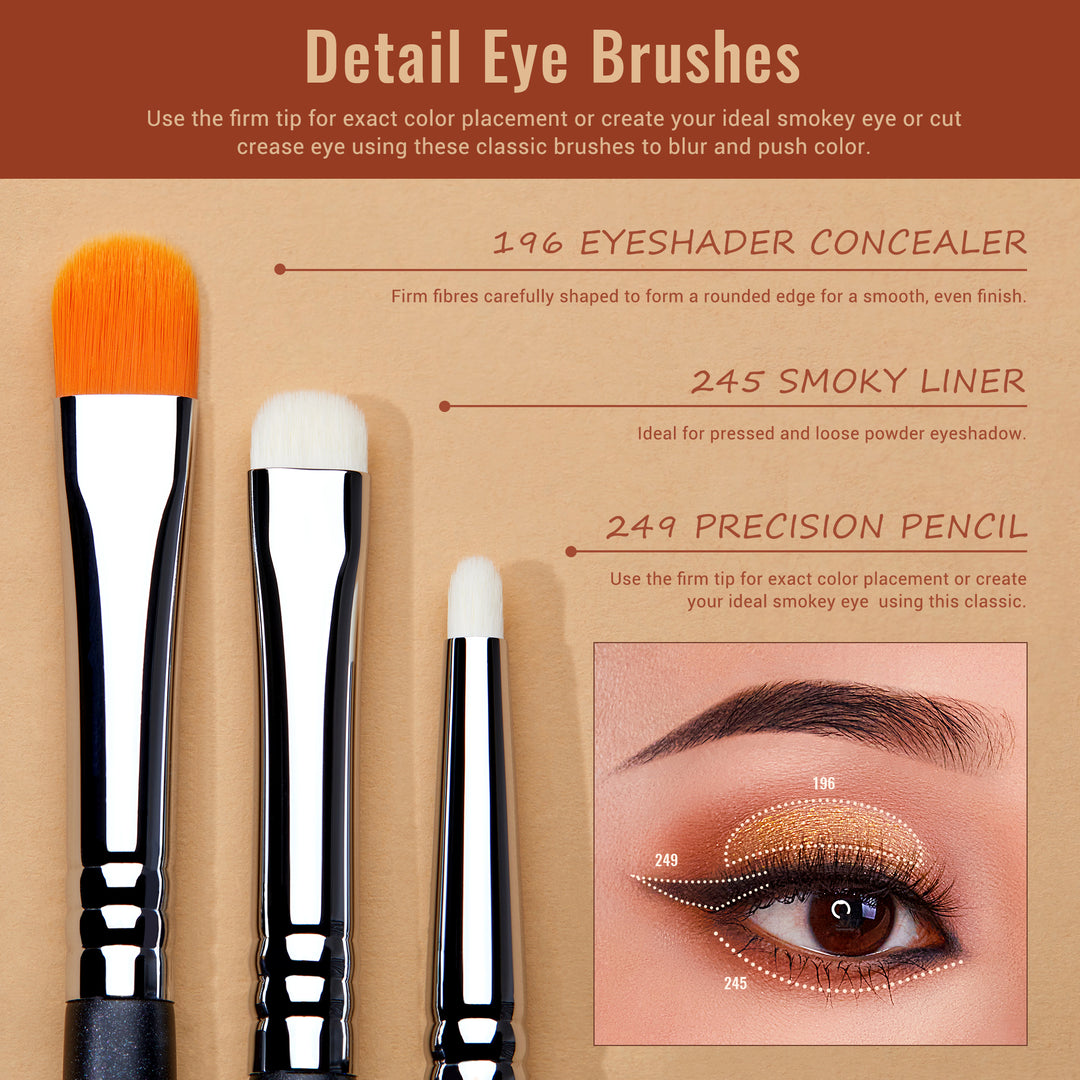 makeup eye brushes - Jessup