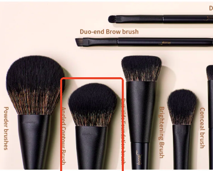 Angled Contour Brush 3 Pieces