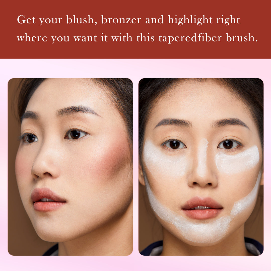 vegan highlight makeup brush