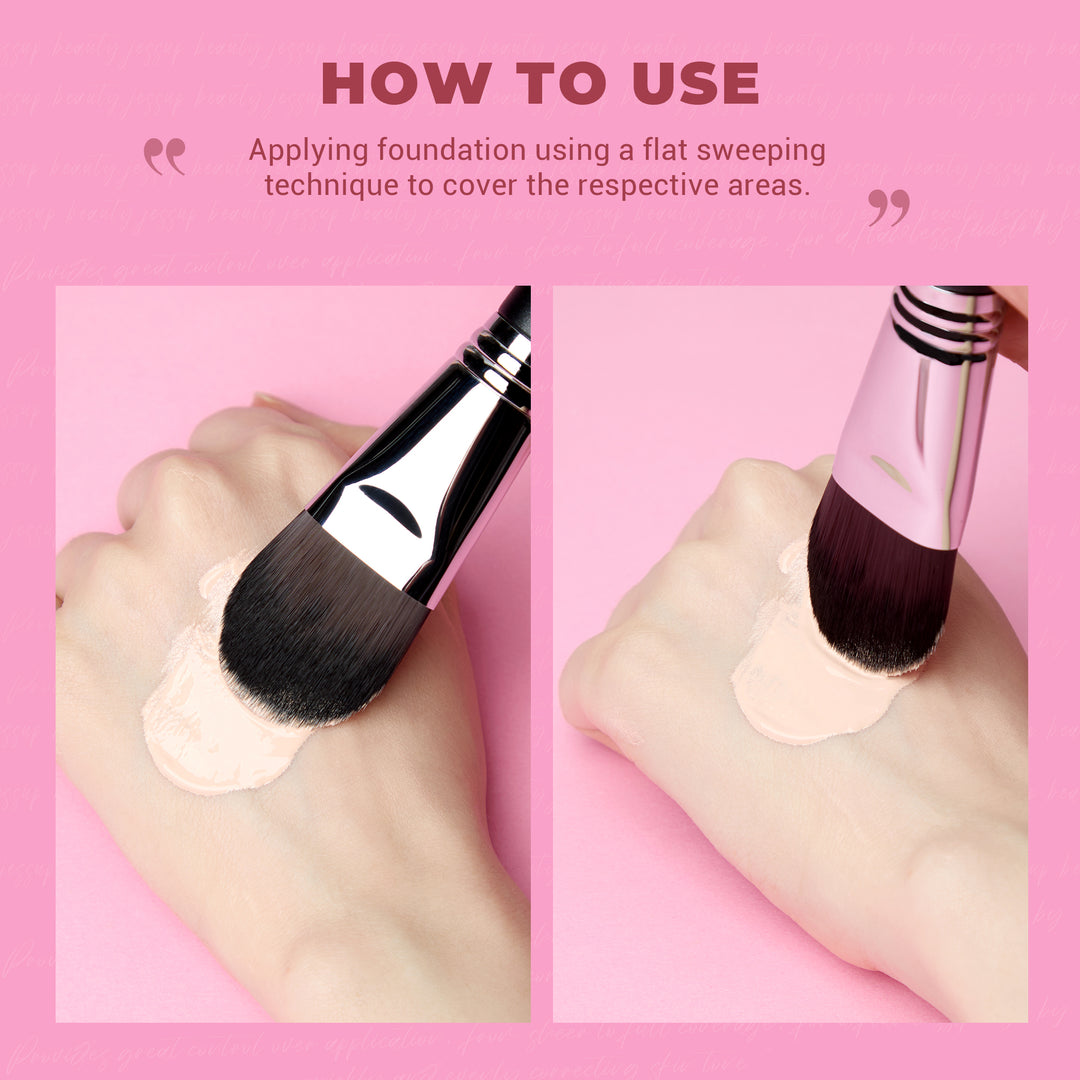 fluffy foundation brush