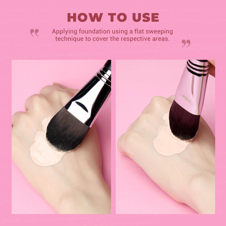 fluffy foundation brush