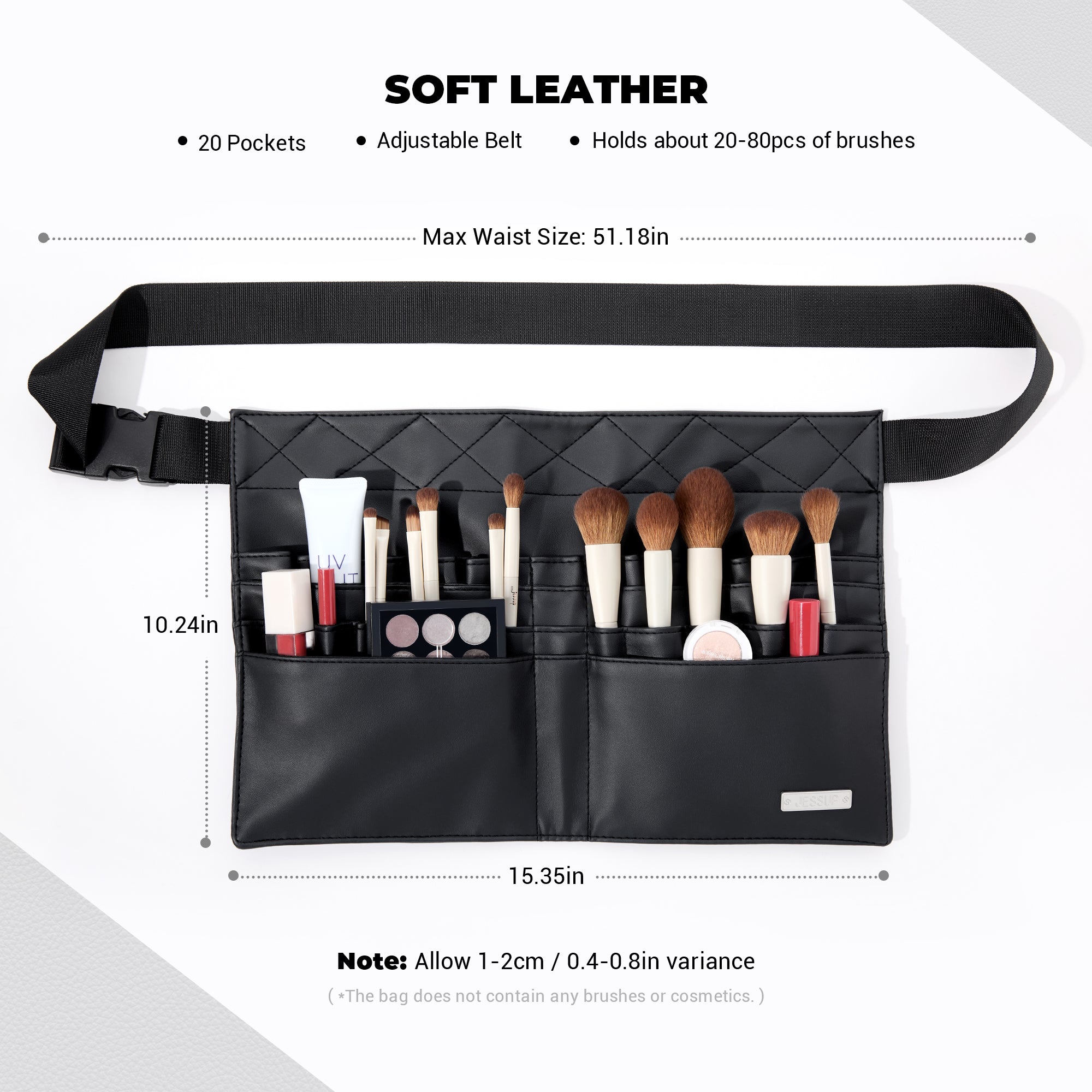 Jessup Beauty Makeup Artist Brush Belt Bag CB022 - Thumbnail 2