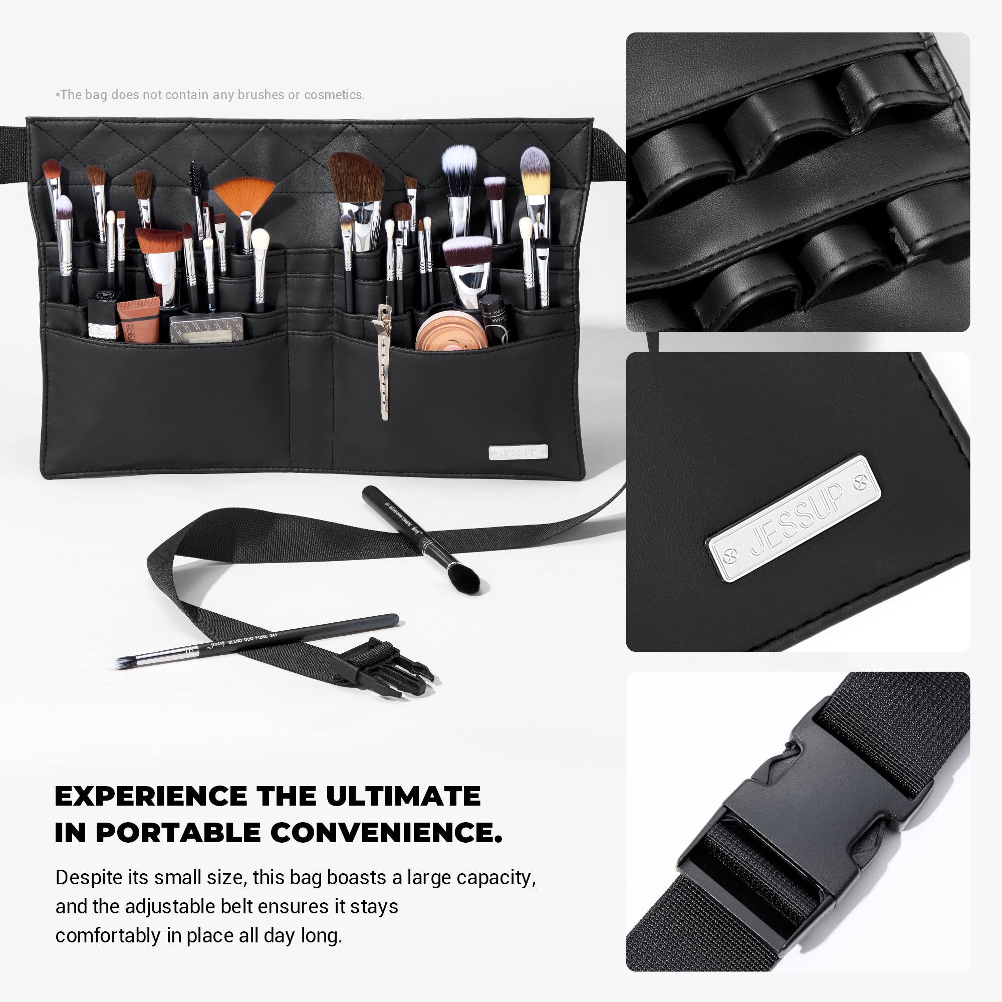 Jessup Beauty Makeup Artist Brush Belt Bag CB022 - Thumbnail 5