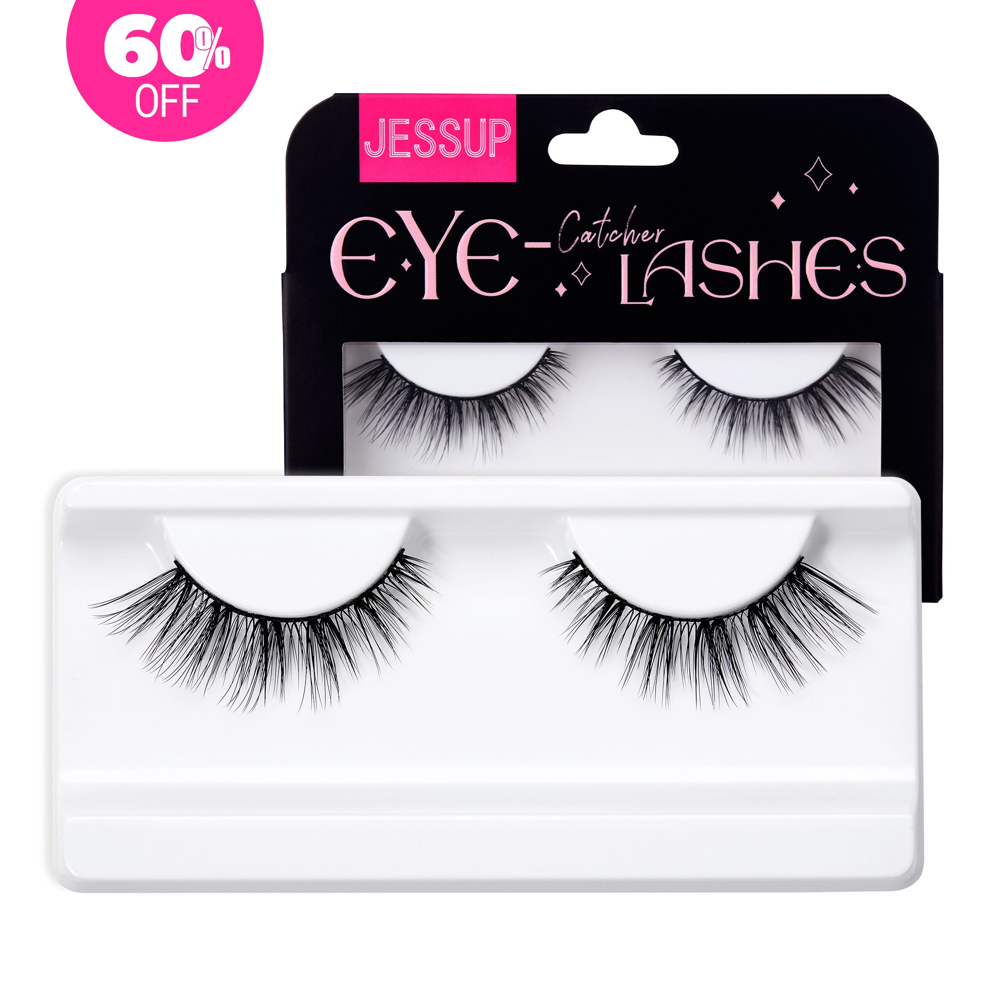 Jessup FE108 False Eyelashes Natural Look
