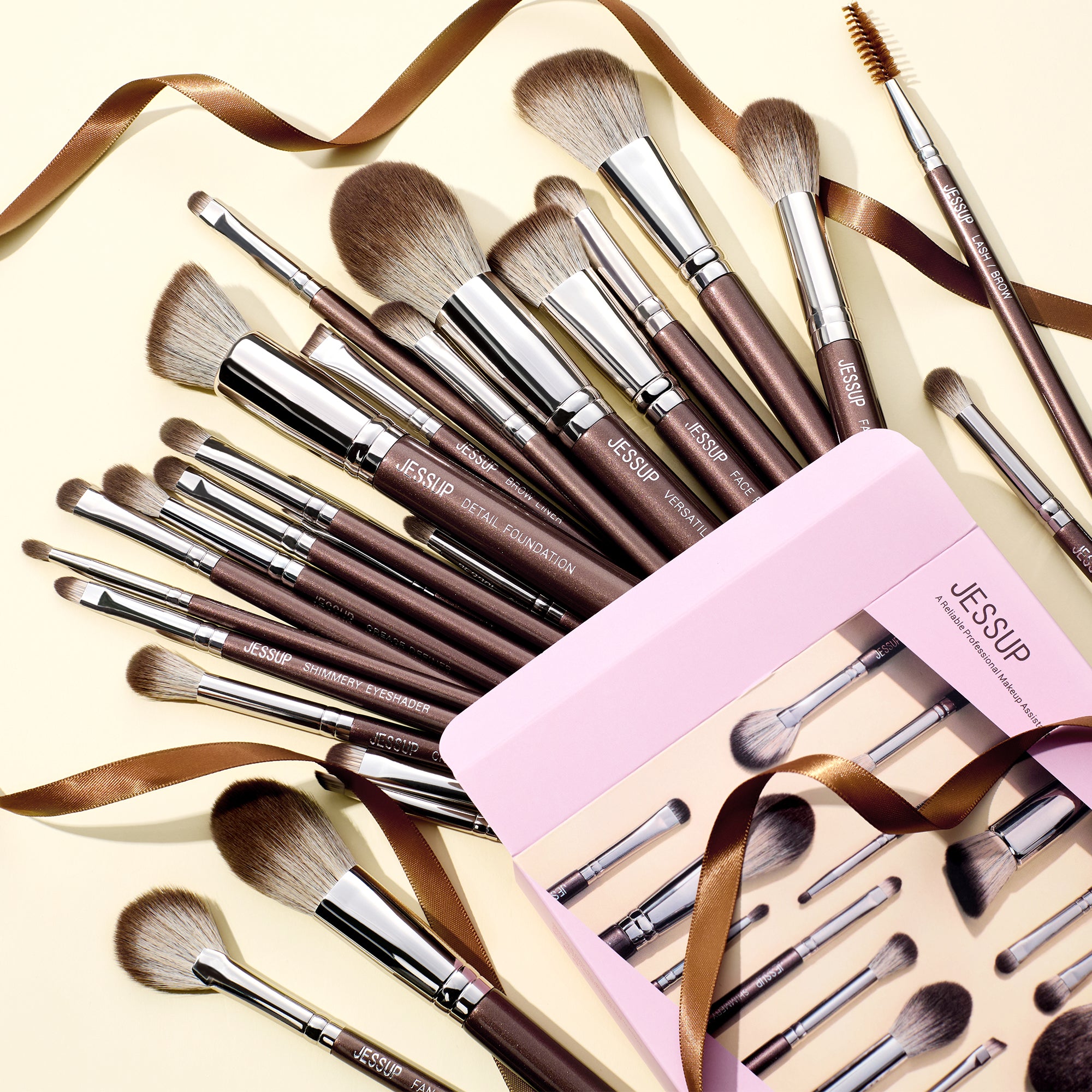 Jessup Top Rated Professional Makeup Brush Set​