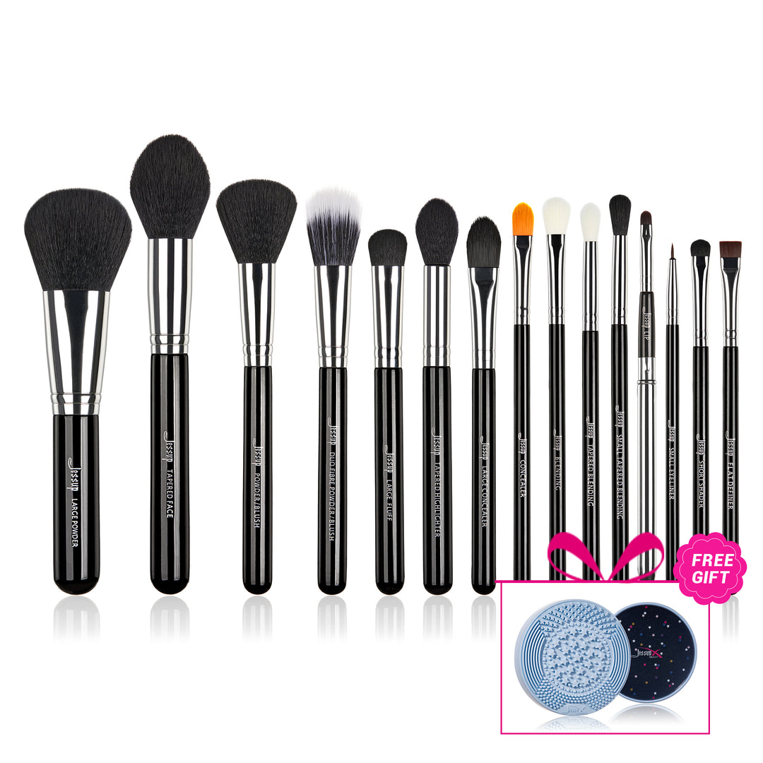 Essential 15 Pcs Makeup Brush Kit T092