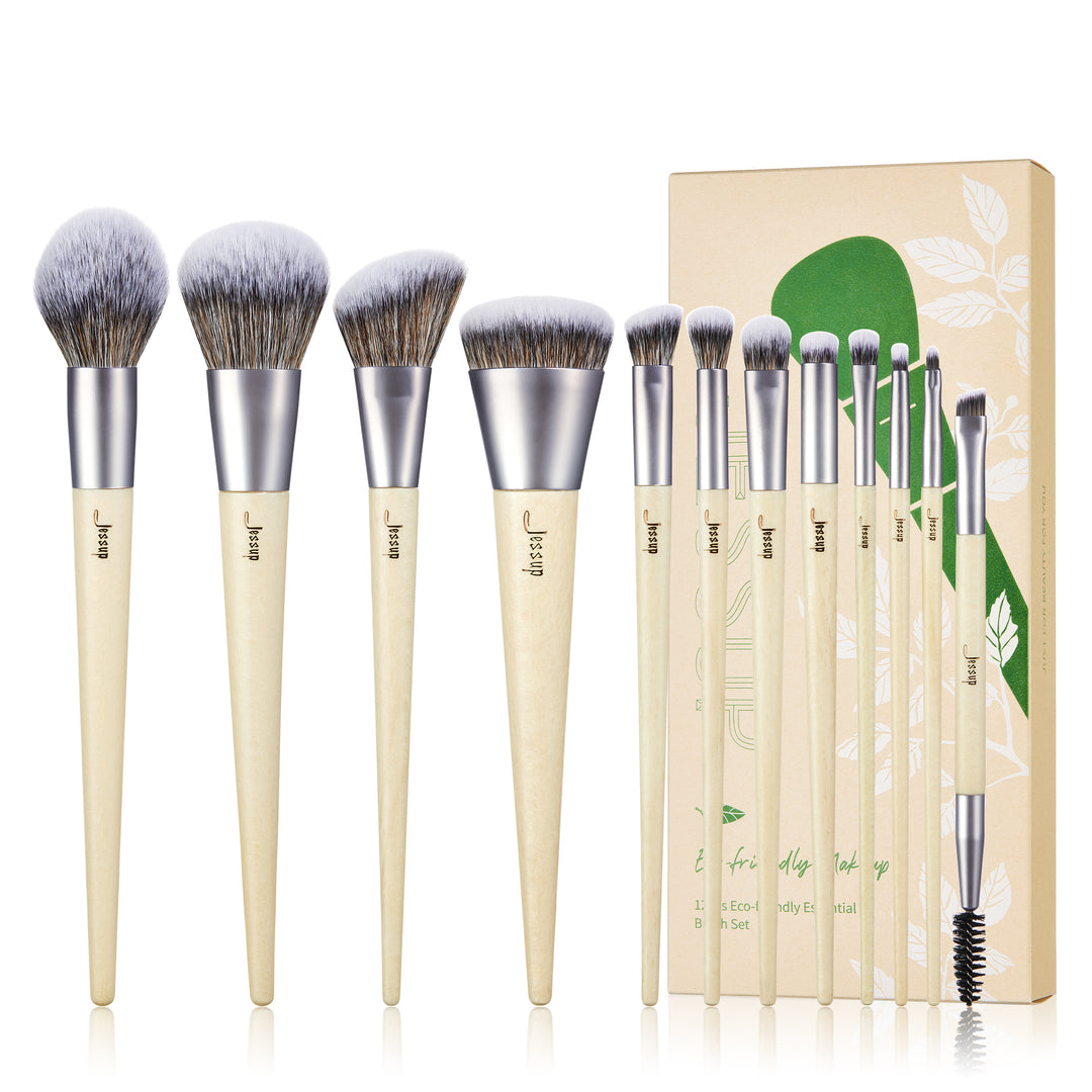 Jessup Vegan Eco-friendly makeup brush set