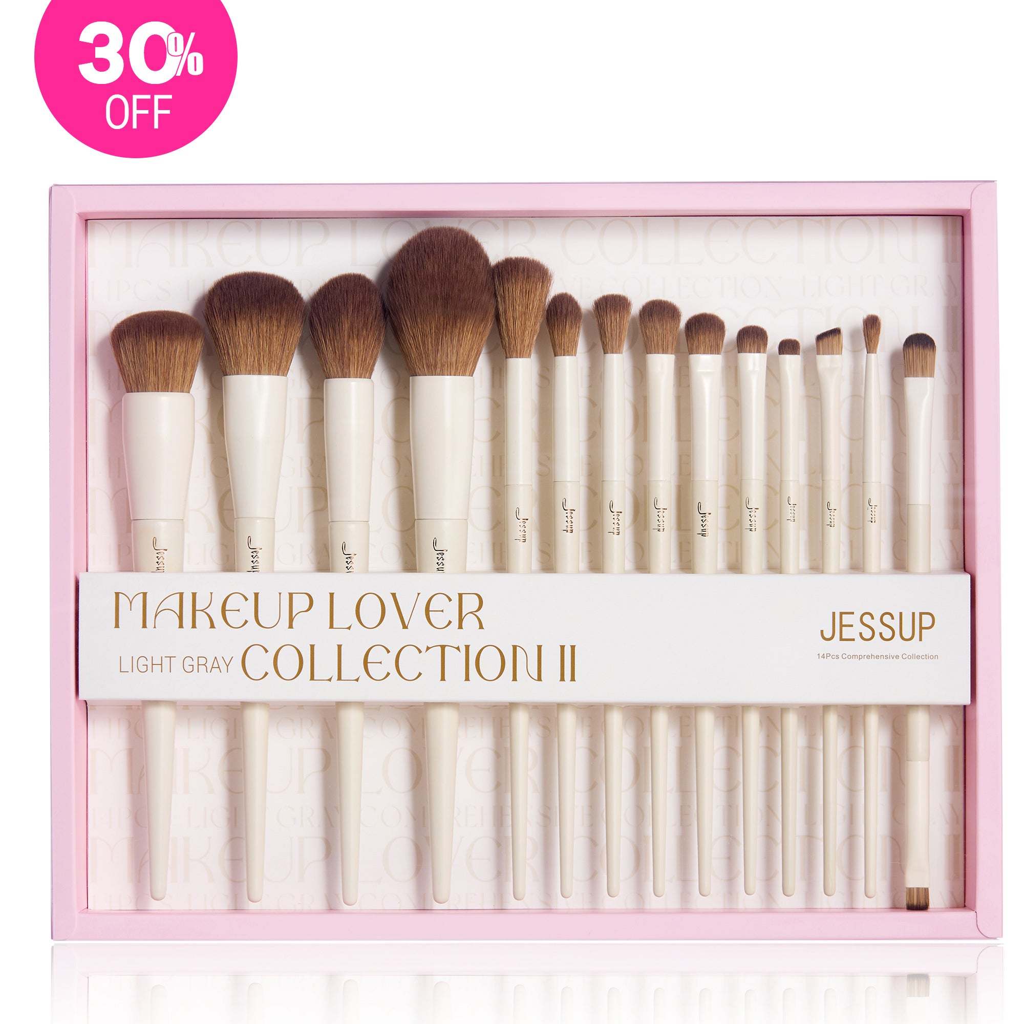 Makeup Brush Gift Set Light Gray T329-G