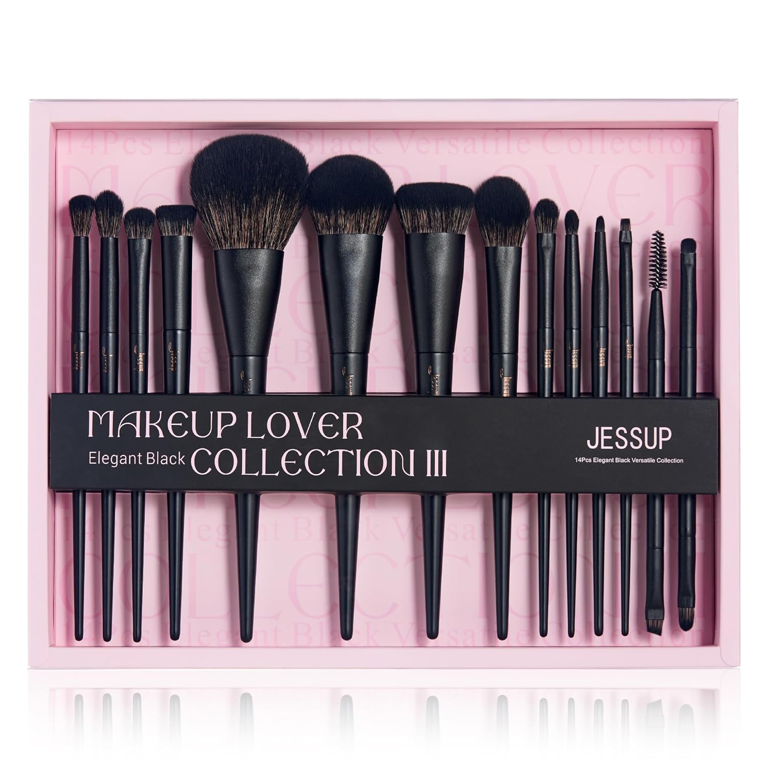 Jessup Matte Black Pro Brush Set