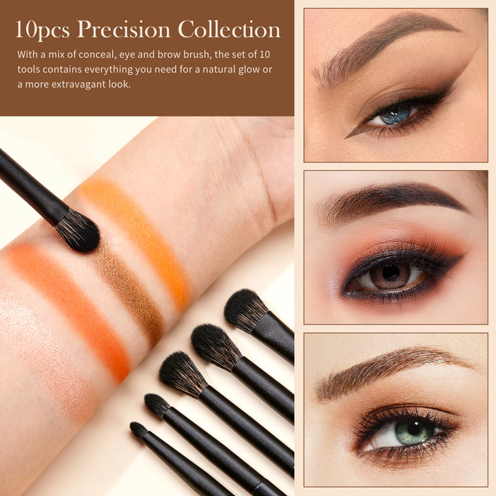 Jessup Precision makeup brush set