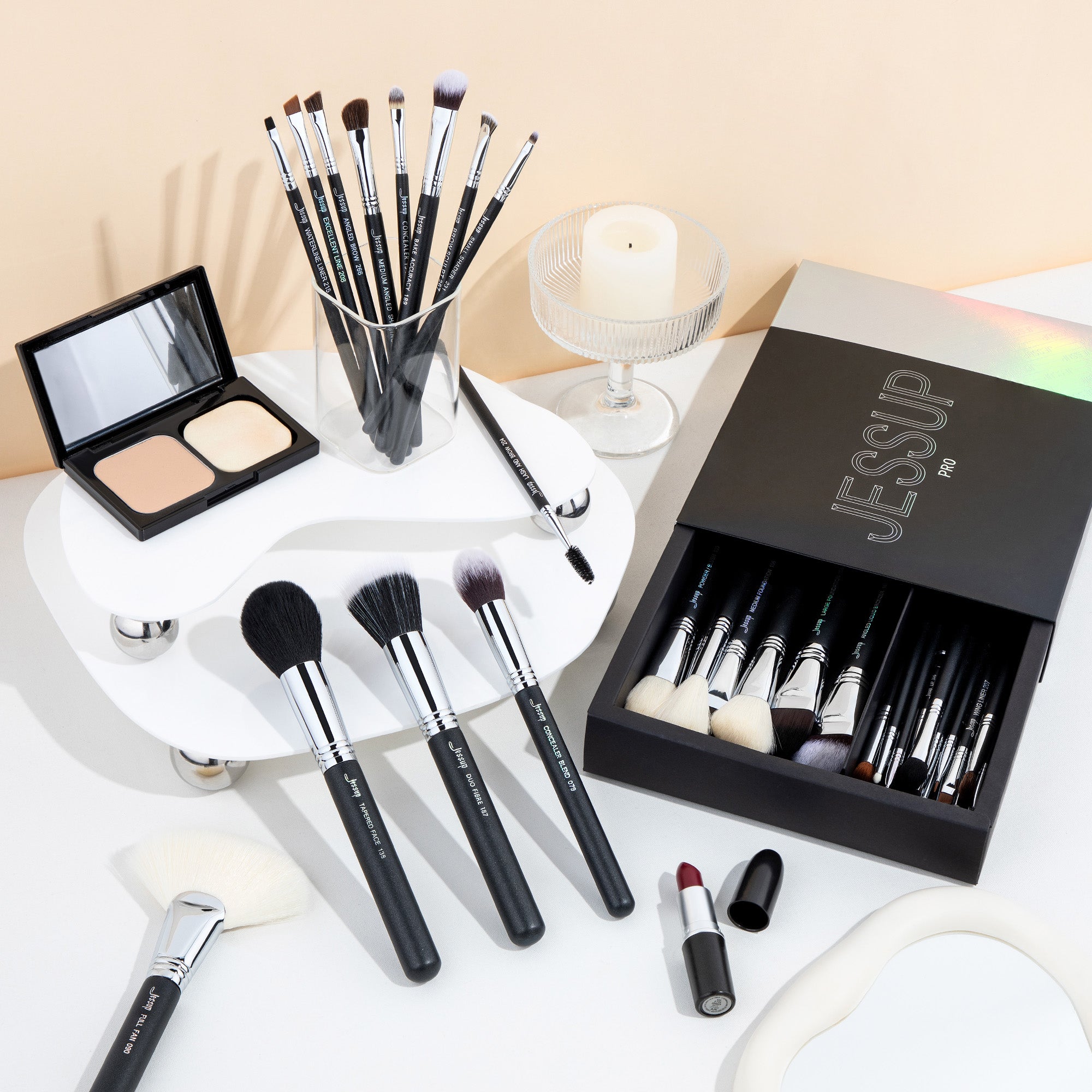 化粧品セット 4 Complete Professional Makeup Brushes Set 35Pcs T342
