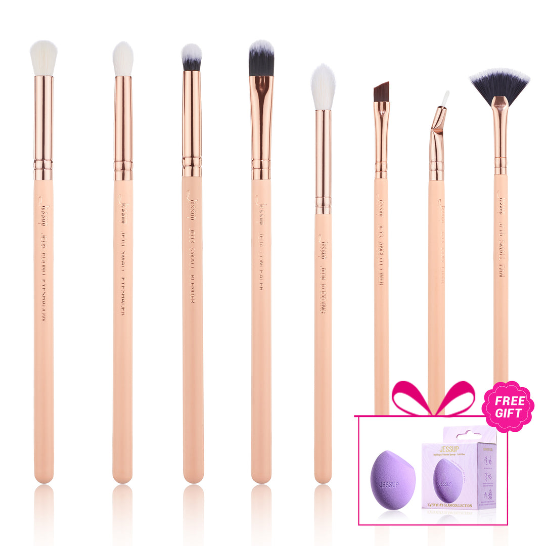 Chrysalid  8Pcs Eye Makeup Brush Set T457