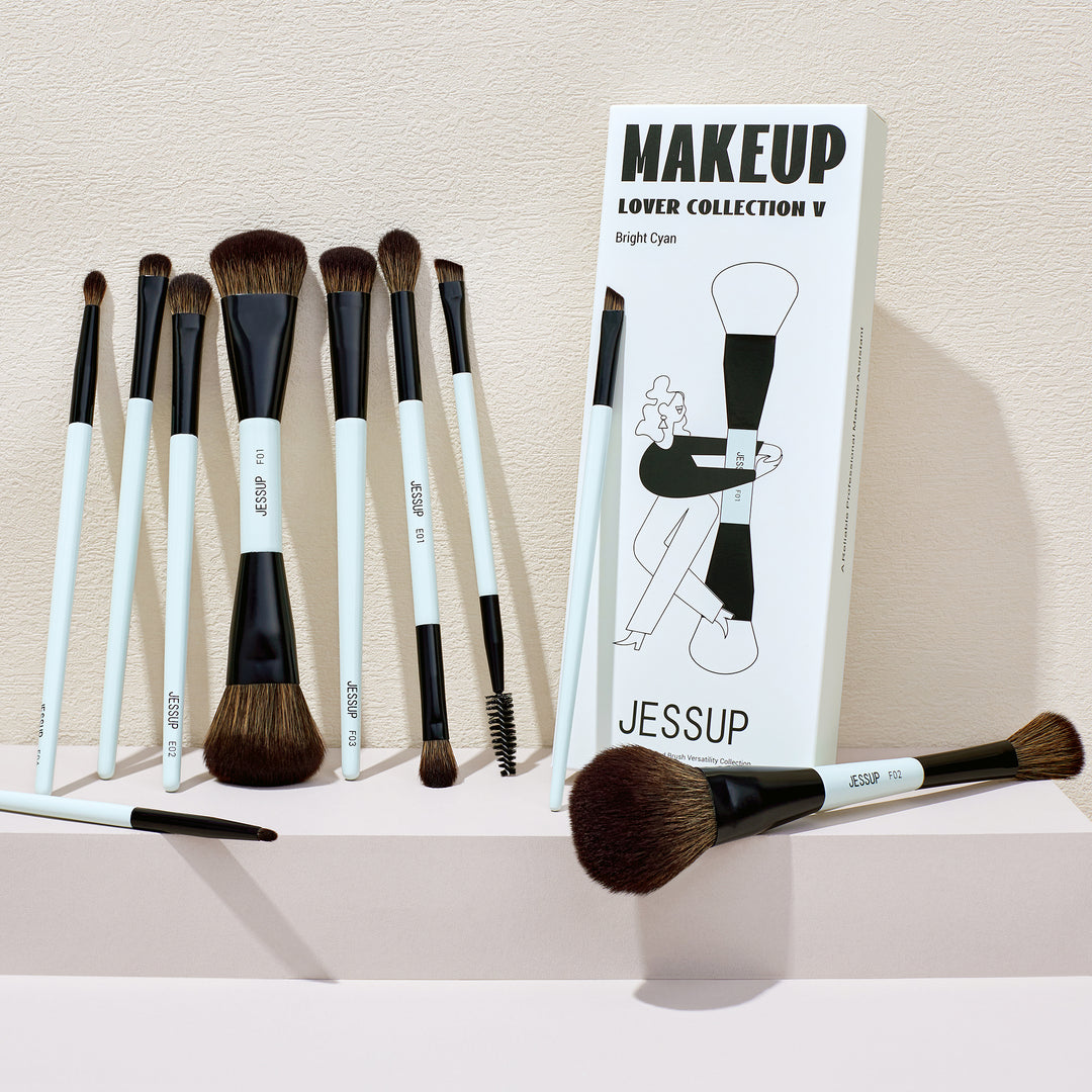 Jessup real feel makeup brushes