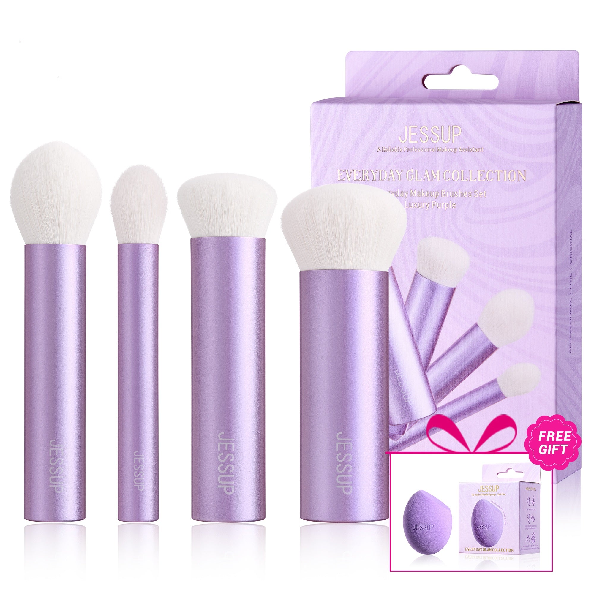 Kabuki Purple 4Pcs
