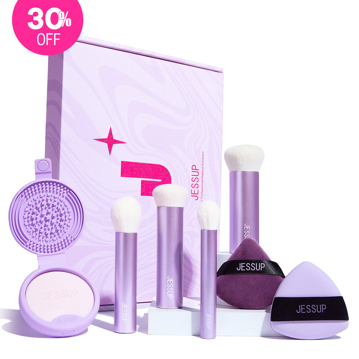 Luxury Purple All-in-One Beauty Box