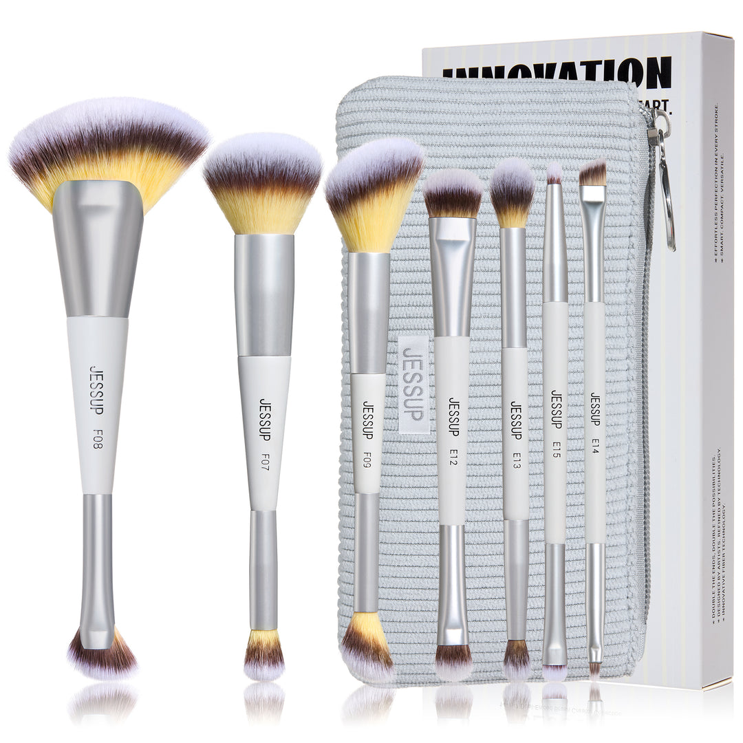 14 in 7 makeup brushes