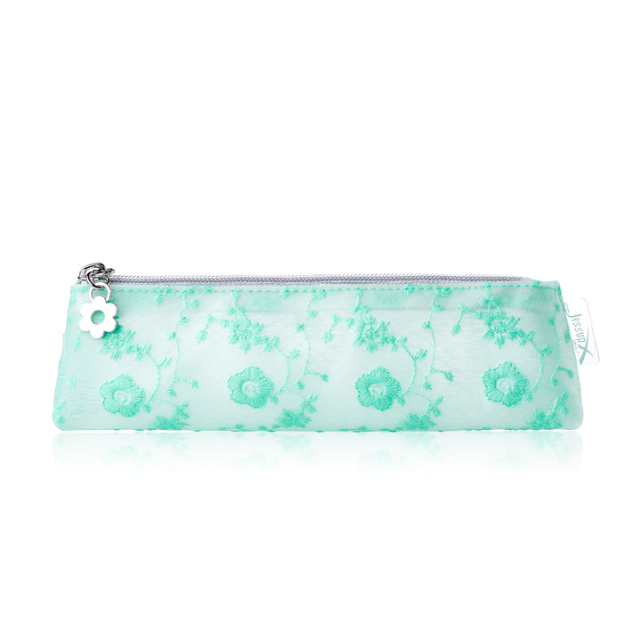 Green Flower Cosmetic Bag CB019