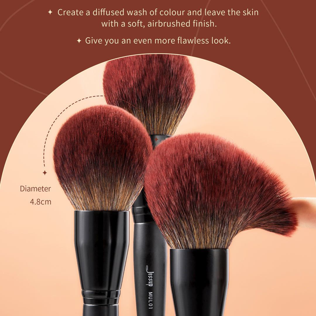 Fluffy Powder Makeup Brush Large for Face and Body Makeup - Jessup