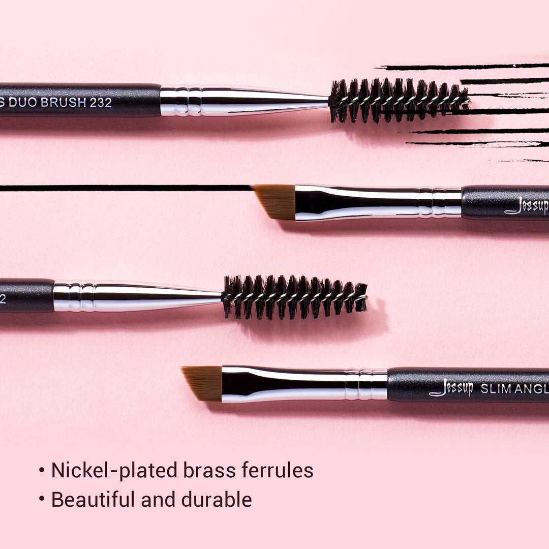 Eyebrow Brush Kit - Thin Angled Brush and Contour Brush Set to Shape and  Conceal - Duo Spooli, 1 Count - Fry's Food Stores