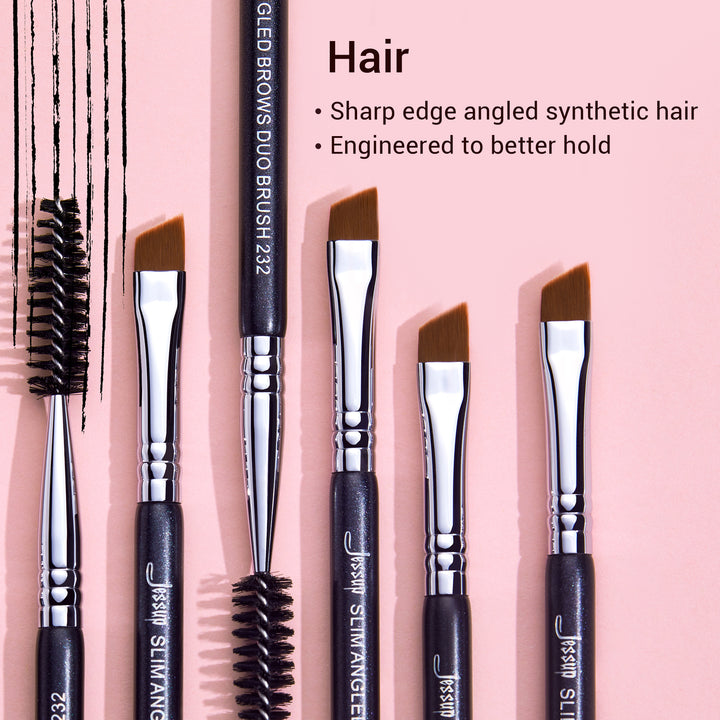 double ended eye brow makeup brush - Jessup
