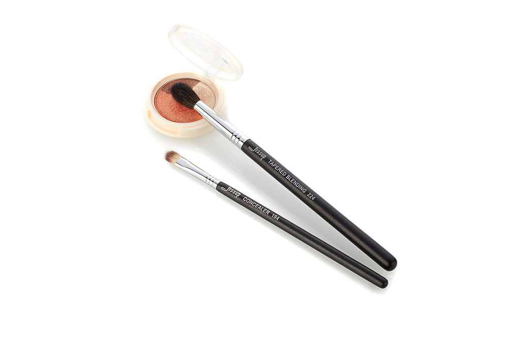 luxury makeup eye brushes set soft 8 Pcs - Jessup Beauty