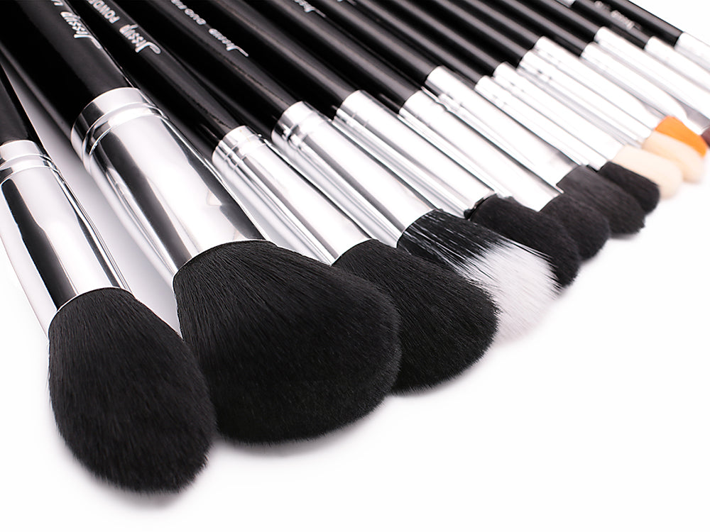 cruelty free makeup brushes 15 Pcs - Jessup Beauty