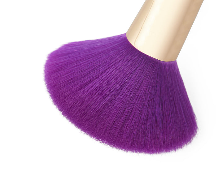 purple makeup brushes colorful 15Pcs - Jessup Beauty