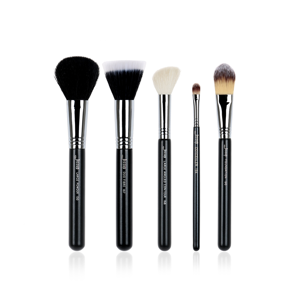 foundation makeup brushes set 5 Pcs - Jessup Beauty