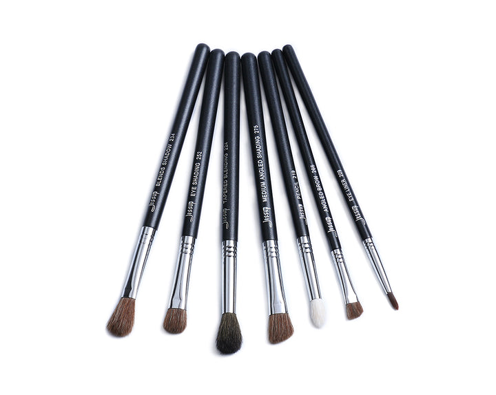 eyeshadow blending brushes set 7 Pcs - Jessup Beauty