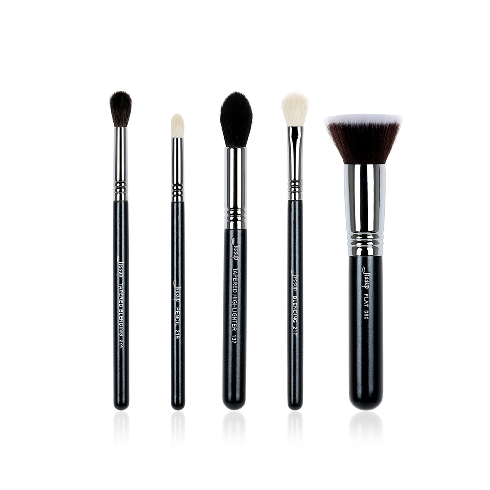 face makeup brush set 5 Pcs - Jessup Beauty
