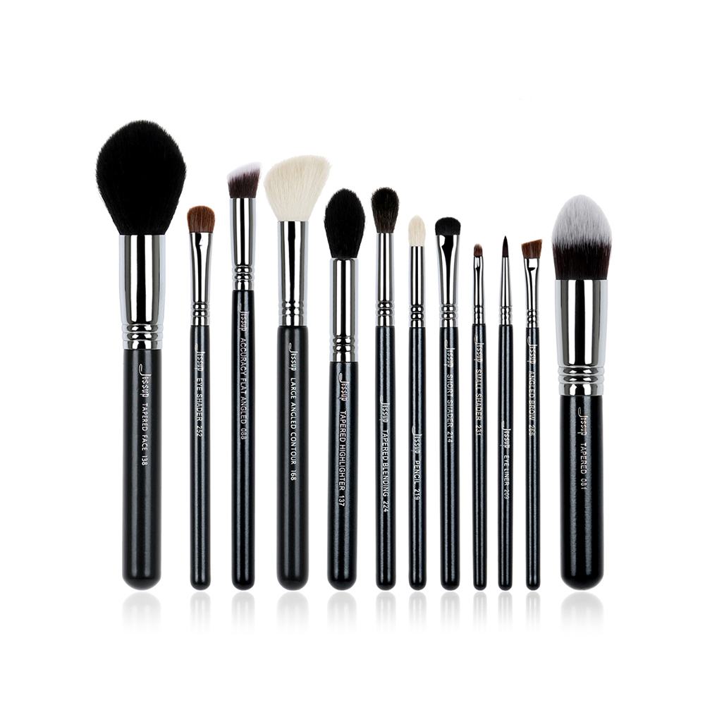 Makeup brushes set professional 12 Pcs - Jessup Beauty