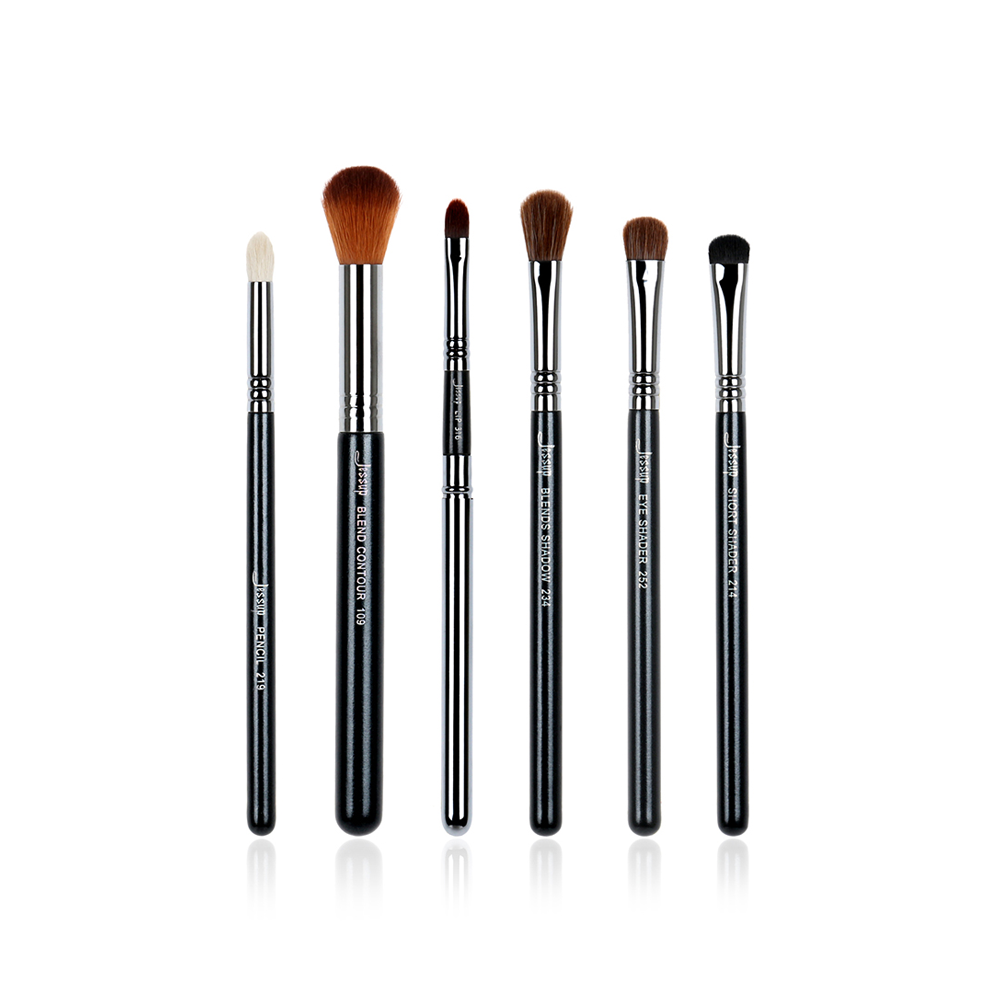 makeup brushes eyeshadow 6 Pcs - Jessup Beauty
