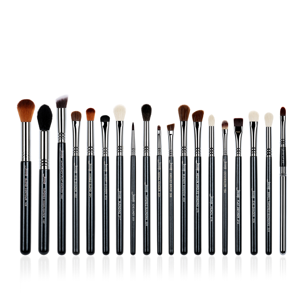 19 Piece Makeup Brush Set Professional Vegan Soft | Jessup