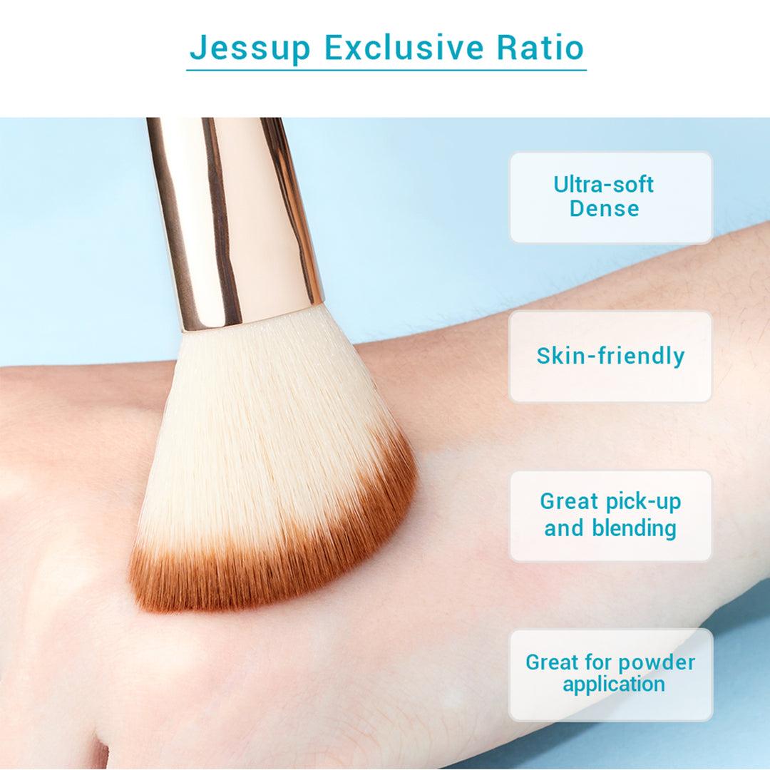 Set di pennelli per il trucco vegani in bambù super morbidi vegani da 6 a 25 pezzi | Jessup Beauty Set di pennelli per il trucco vegani in bambù super morbidi vegani da 6 a 25 pezzi | Jessup Beauty