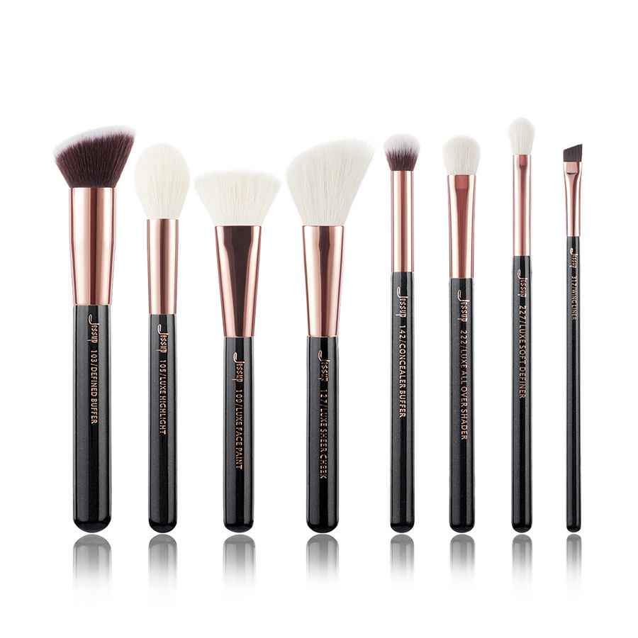 Basic Makeup Brush Set for Beginners Best Travel Kit Jessup Jessup