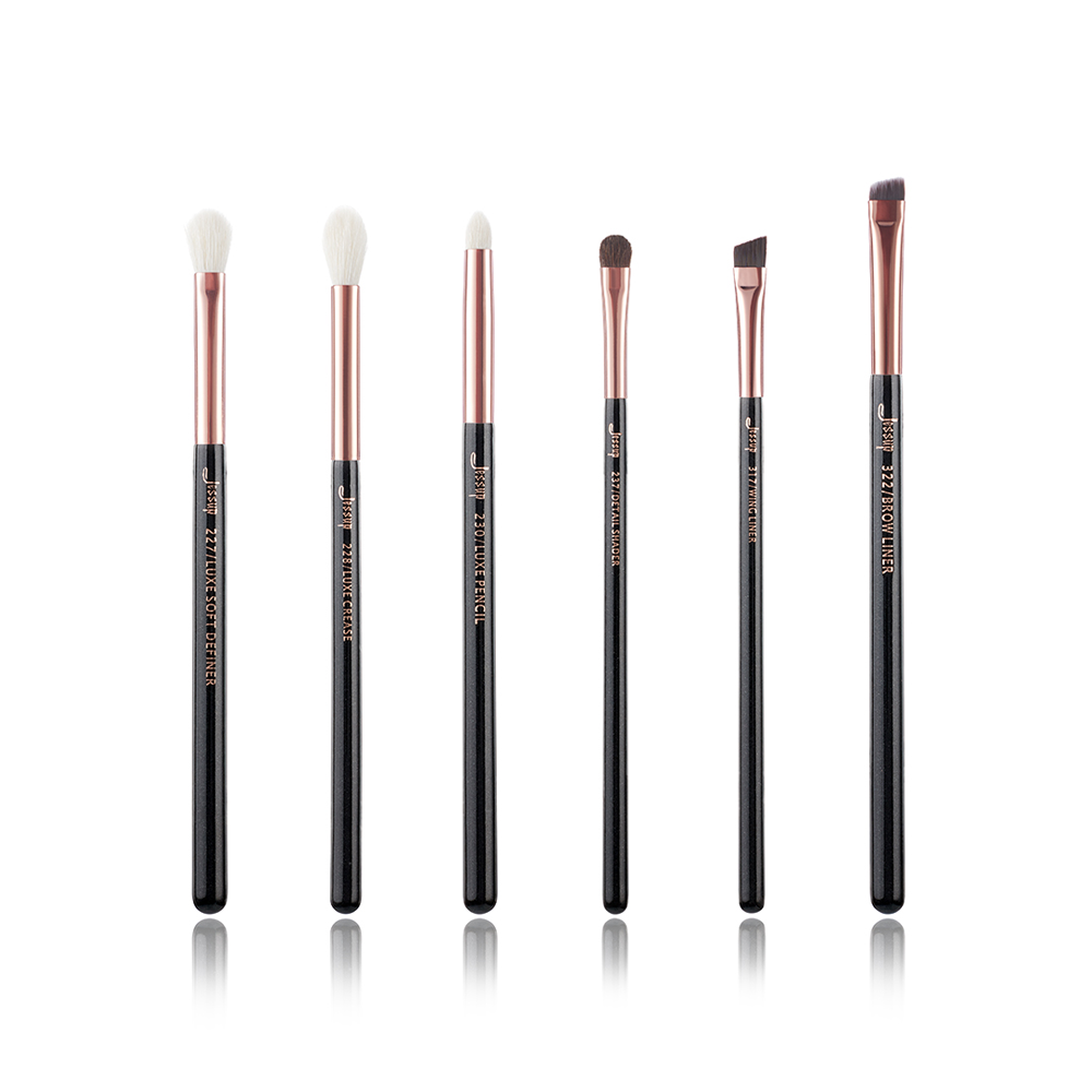 detailed firm makeup brush set 6 Pcs - Jessup Beauty