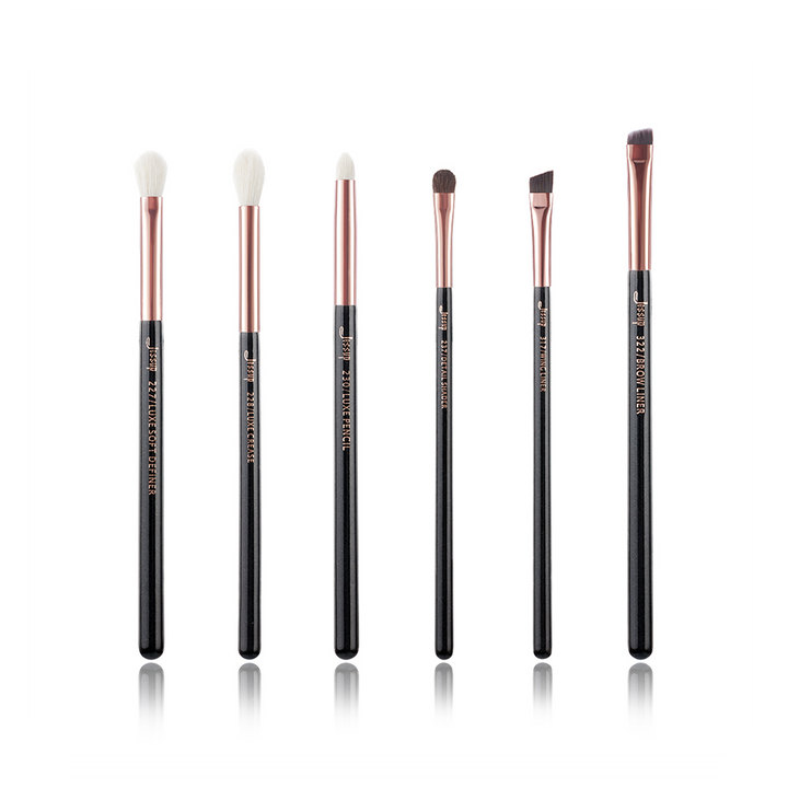 detailed firm makeup brush set 6 Pcs - Jessup Beauty