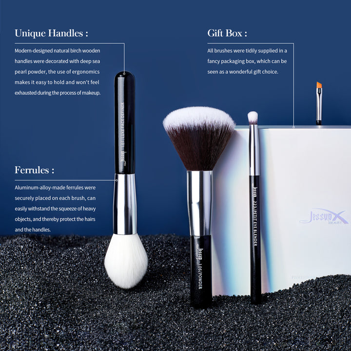 Individual Complete 25Pcs Makeup Brush Set T175