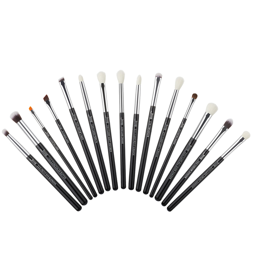 Black Eye Makeup Brush Set - Jessup Beauty