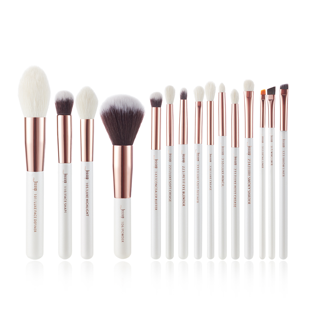 Acquistare Jessup Beauty - Set di 8 pennelli - T159: Black/Rose Gold | Maquillalia Acquistare Jessup Beauty - Set di 8 pennelli - T159: Black/Rose Gold | Maquillalia