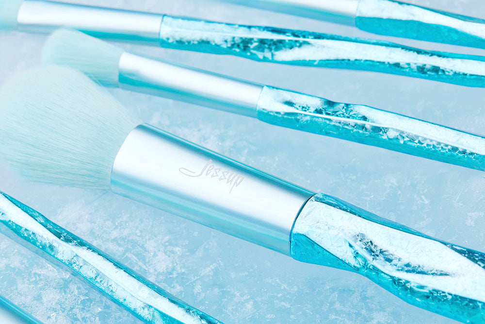 Blue Makeup Set Blue Makeup Brushes 8PCS Cosmetic Tool - Jessup – Jessup Beauty