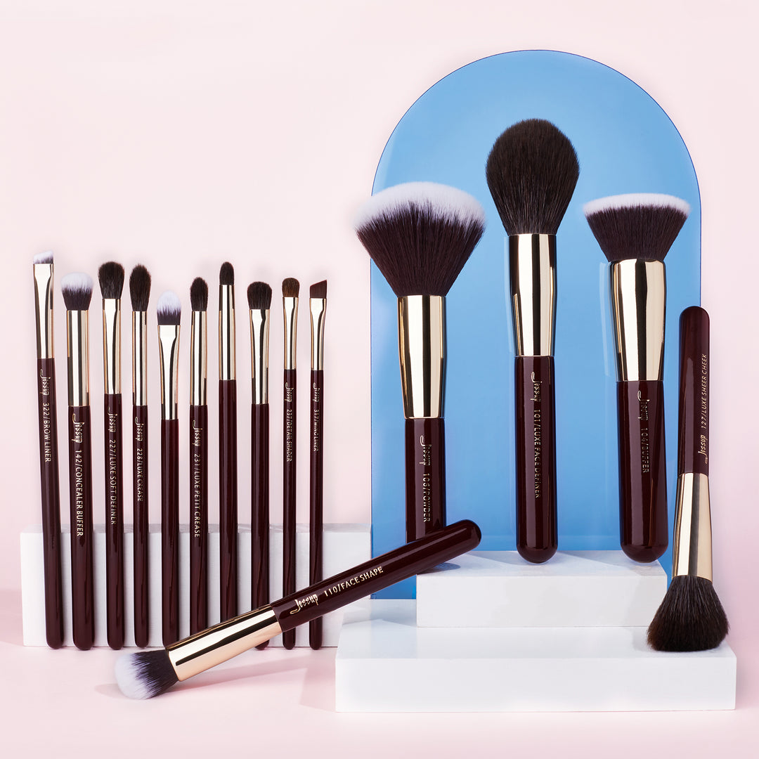 natural hair makeup brush kit - Jessup Beauty