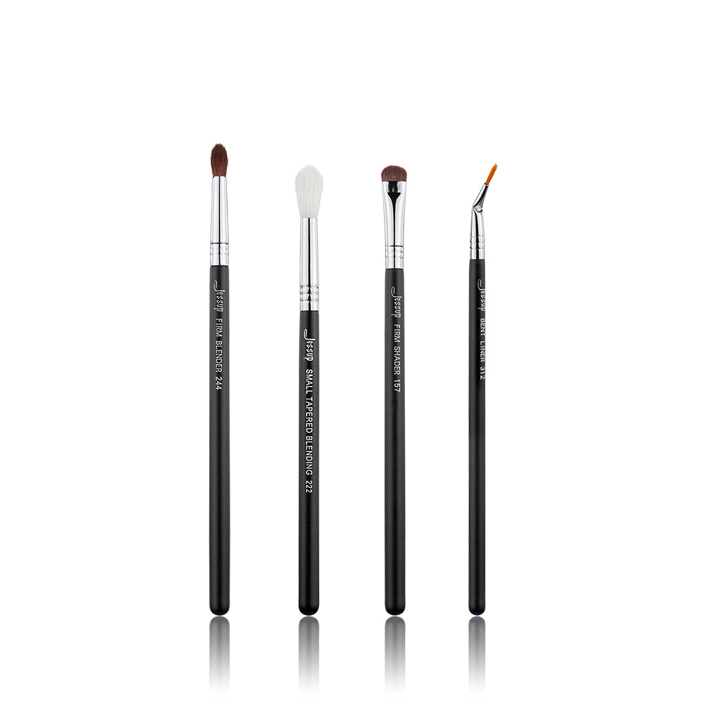 eyeshadow blending brushes set 4 pcs - Jessup Beauty